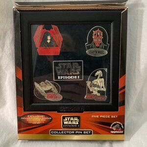 Star Wars Episode 1 Collector Pin Set - NIB - by Applause (see pictures)